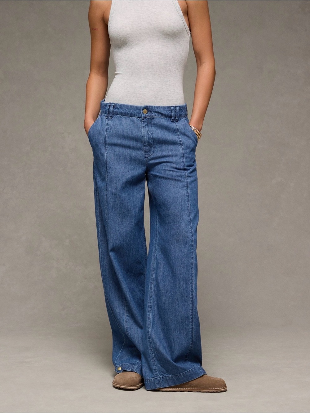 American Eagle Outfitters Trouser Jeans in Blue